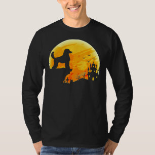 Halloween Costume Poodle Dog Pumpkin Relaxed Fit T-Shirt