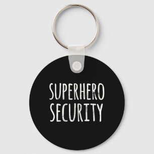 HALLOWEEN COSTUME SHIRT FUNNY SUPERHERO SECURITY KEY RING