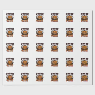 Halloween Costume Shirt Spooky Pumpkin Outfit_1 Wrapping Paper