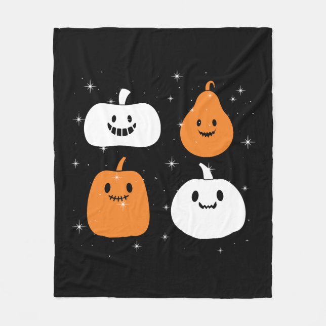 Halloween Costume Shirt, Vintage Halloween Fleece Blanket (Front)