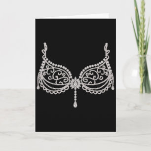 Halloween Costume Show Girl  Card