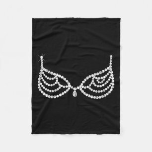 Halloween Costume Show Girl  Fleece Blanket