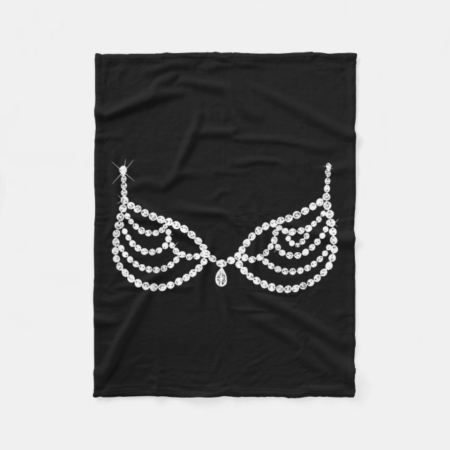 Halloween Costume Show Girl  Fleece Blanket (Front)