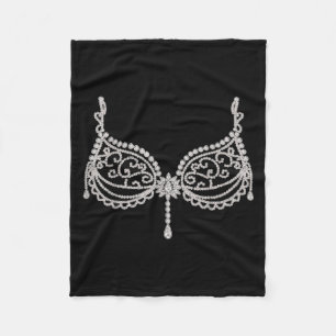 Halloween Costume Show Girl Fleece Blanket