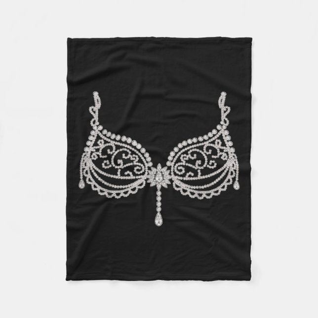 Halloween Costume Show Girl  Fleece Blanket (Front)