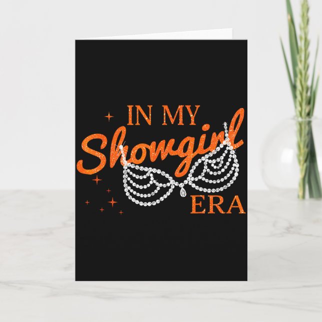 Halloween Costume Show Girl In My Show Girl Era Wo Card (Front)