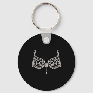 Halloween Costume Show Girl Key Ring