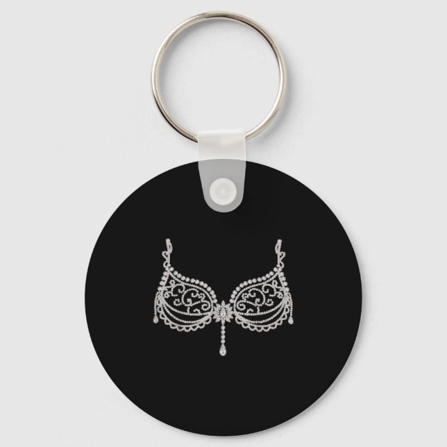 Halloween Costume Show Girl  Key Ring (Front)