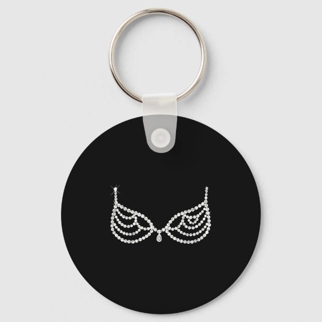 Halloween Costume Show Girl  Key Ring (Front)