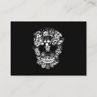 Halloween Costume Skull Rottweiler Dog Lovers Business Card