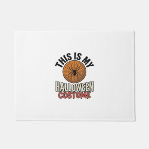 Halloween Costume Spider Web Vintage Shirt Design_ Doormat