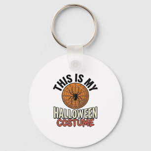 Halloween Costume Spider Web Vintage Shirt Design_ Key Ring
