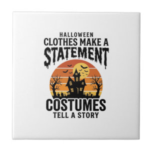 Halloween Costume Statement Vintage Shirt Design_1 Tile