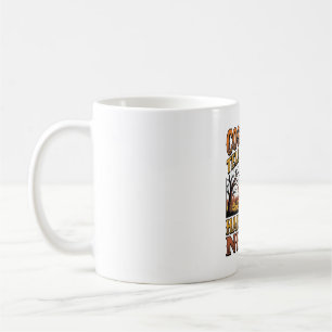 Halloween Costume Story Vintage Graveyard Typograp Coffee Mug