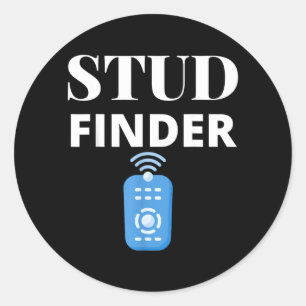Halloween Costume STUD Finder Classic Round Sticker