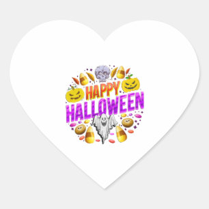 Halloween Costume T-Shirt for Men Women Heart Sticker