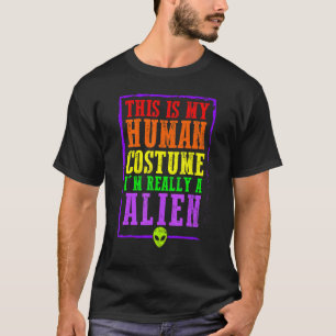Halloween Costume This Is My Human Costume I'm Rea T-Shirt