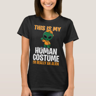 Halloween Costume This Is My Human Costume I'm Rea T-Shirt