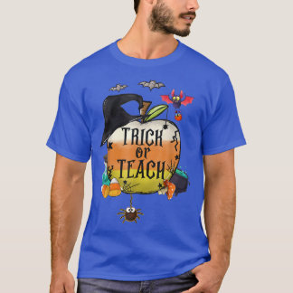 Halloween Costume Trick Or Teach Spooky Teacher Sc T-Shirt