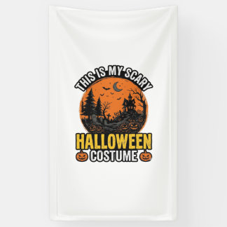 Halloween Costume Vintage Scary Banner