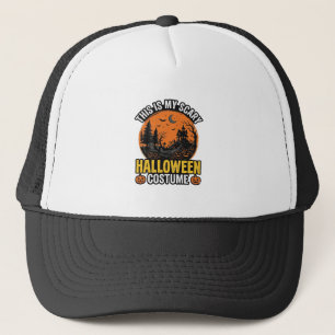 Halloween Costume Vintage Scary Trucker Hat