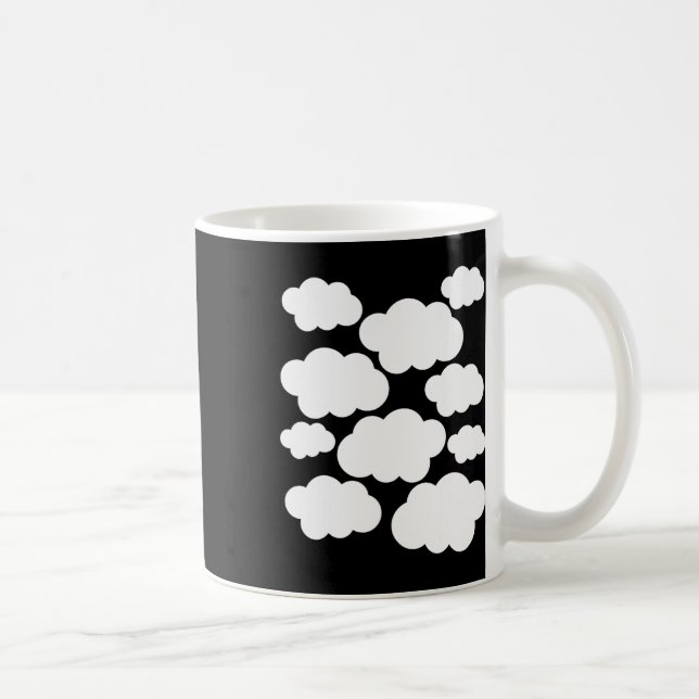 Halloween Costume White Clouds  Coffee Mug (Right)