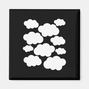 Halloween Costume White Clouds Magnet