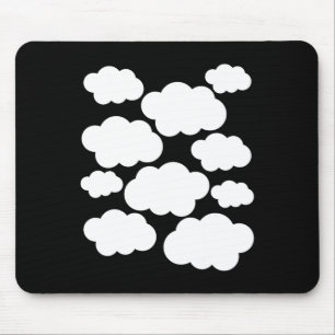 Halloween Costume White Clouds Mouse Mat