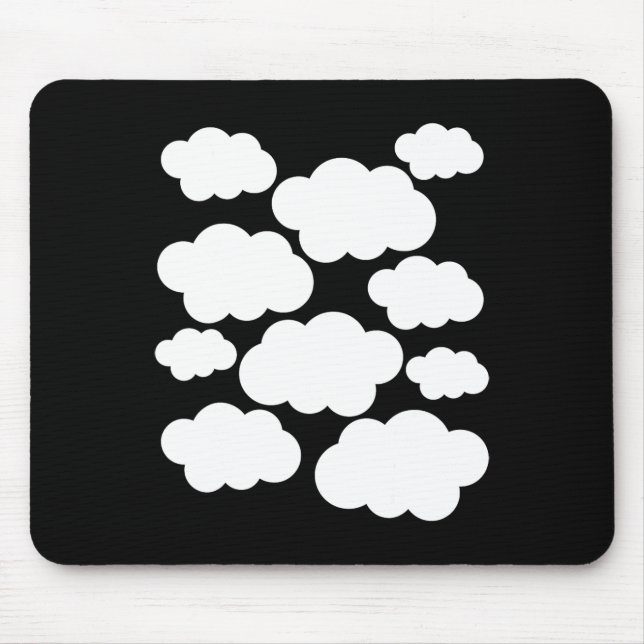 Halloween Costume White Clouds  Mouse Mat (Front)