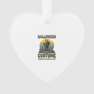 Halloween Costume Zombie Hand Graveyard Tombstones Ornament