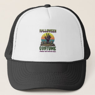 Halloween Costume Zombie Hand Graveyard Tombstones Trucker Hat