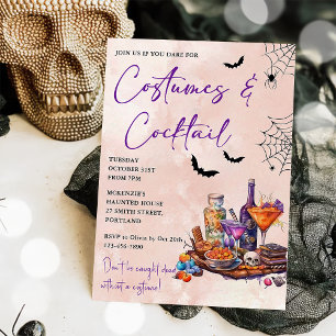 Halloween Costumes & Cocktails Invitation