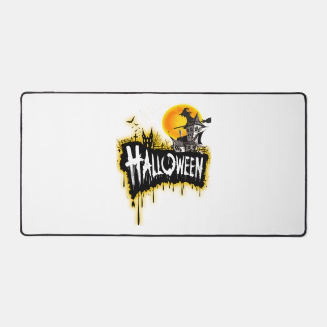 halloween costumes desk mat (Front)