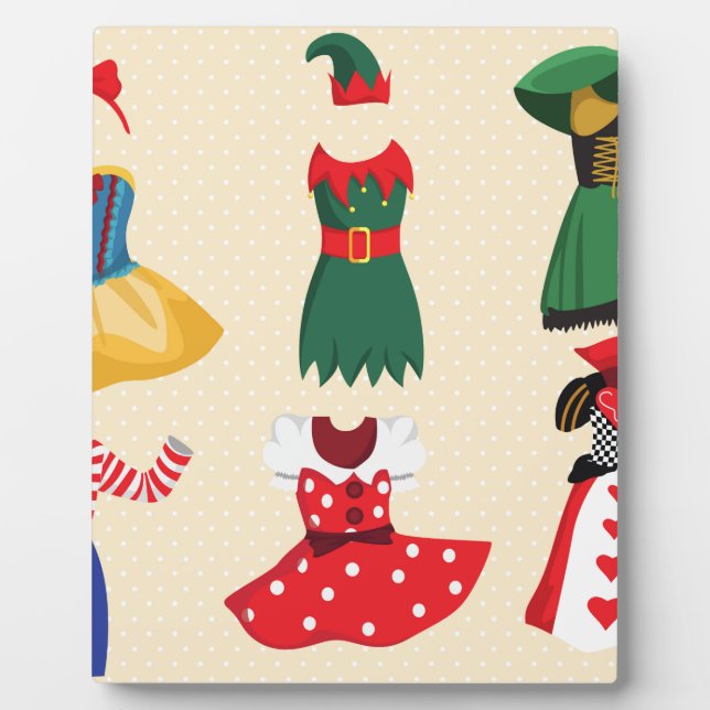 halloween costumes plaque (Front)