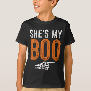 Halloween Costumes Shes My Boo Couple Matching Par T-Shirt