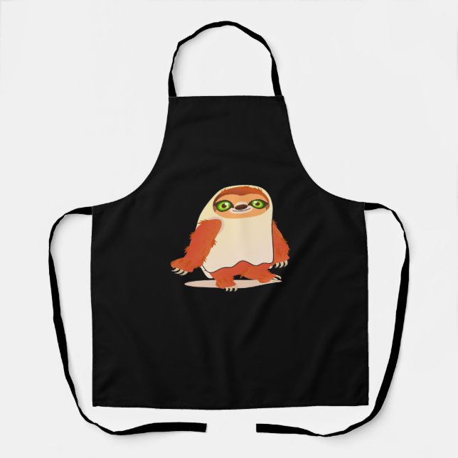 Halloween costumes sloth Oversized T-Shirt Apron (Front)