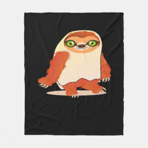Halloween costumes sloth Oversized T-Shirt Fleece Blanket