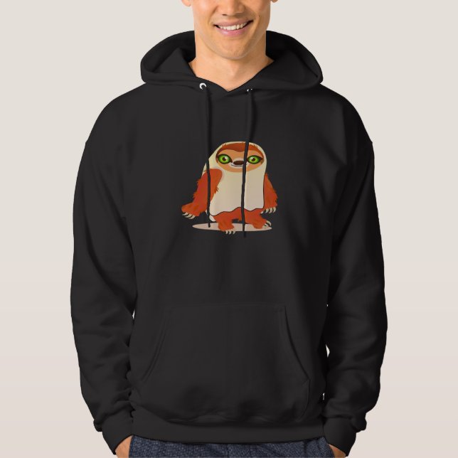 Halloween costumes sloth Oversized T-Shirt Hoodie (Front)