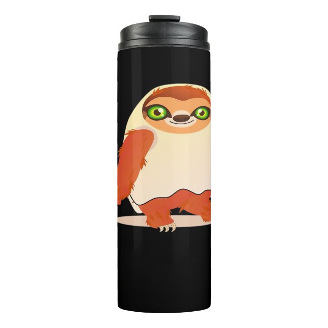 Halloween costumes sloth Oversized T-Shirt Thermal Tumbler (Front)