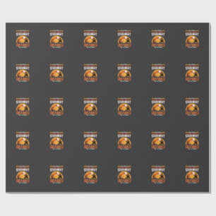Halloween Costumes Statement Haunted House Design Wrapping Paper