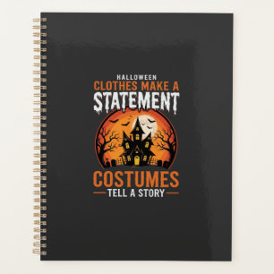 Halloween Costumes Tell a Story Haunted House Desi Planner