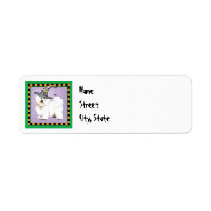 Halloween Coton de Tulear Label