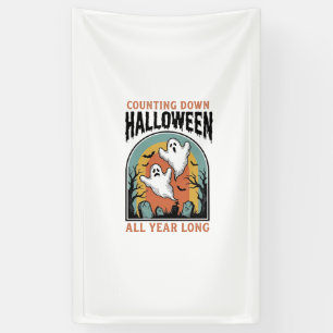 Halloween Countdown Shirt Vintage Graveyard Graphi Banner