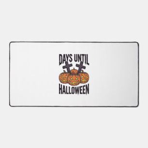 Halloween Countdown Shirt Vintage Pumpkin Design_1 Desk Mat