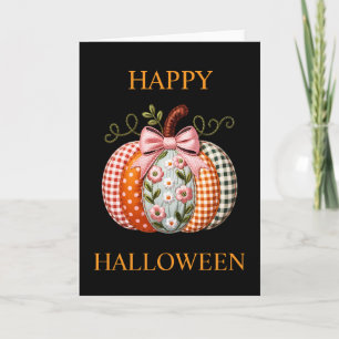 Halloween Country-style Pumpkin Greetings Card