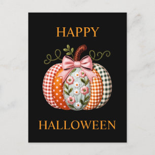 Halloween Country-style Pumpkin Holiday Postcard