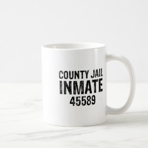 Halloween County Jail Inmate Prisoner Costume Part Coffee Mug
