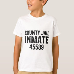 Halloween County Jail Inmate Prisoner Costume Part T-Shirt