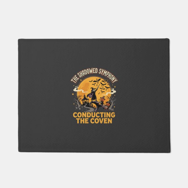 Halloween Coven Conductor Doormat (Front)