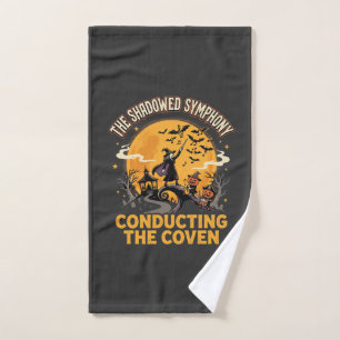 Halloween Coven Conductor Hand Towel
